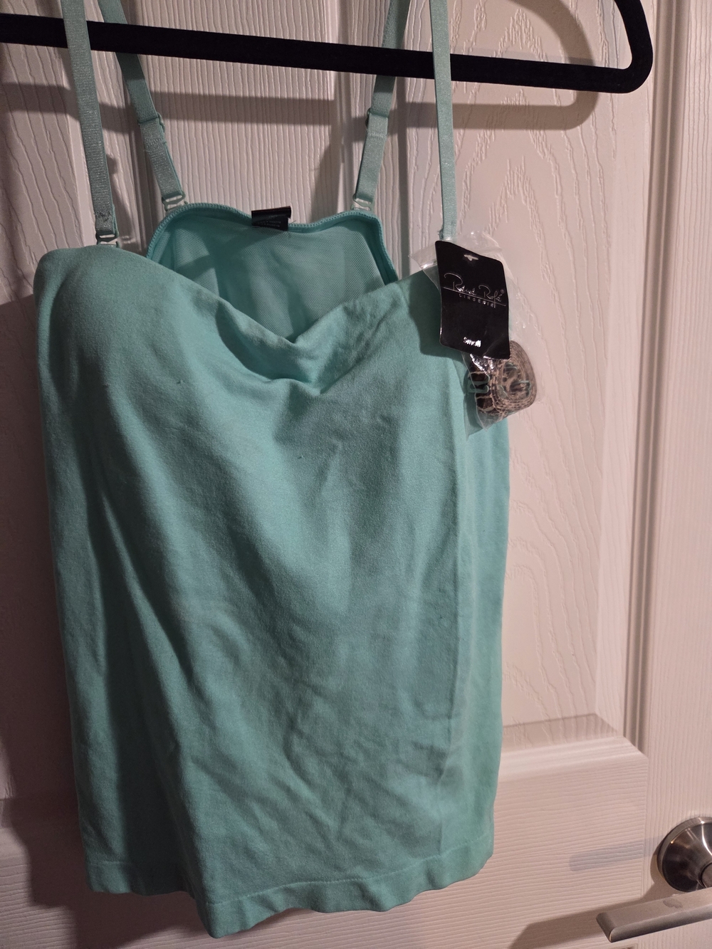 Seafoam Green Built In Bra Camisole Top Size Small